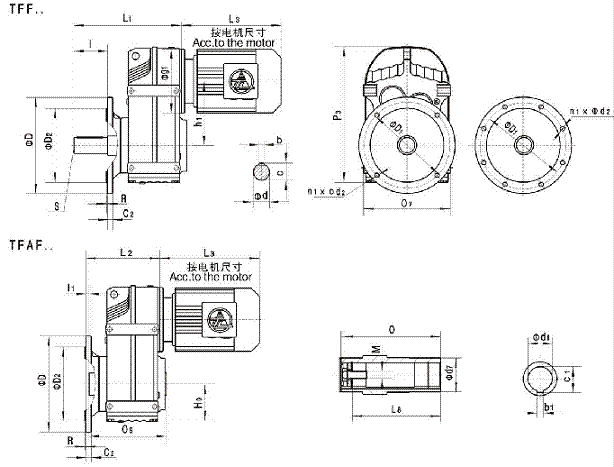 TFF��TFAFϵ��ƽ���Sб�X݆�p�ٙC�İ��b�ߴ�