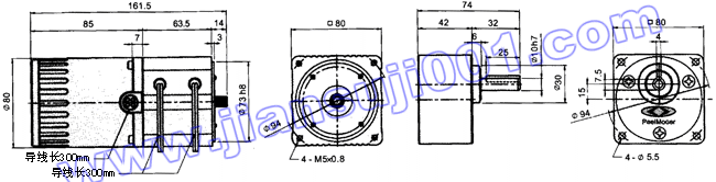 電磁離合制動(dòng)感應(yīng)馬達(dá)
