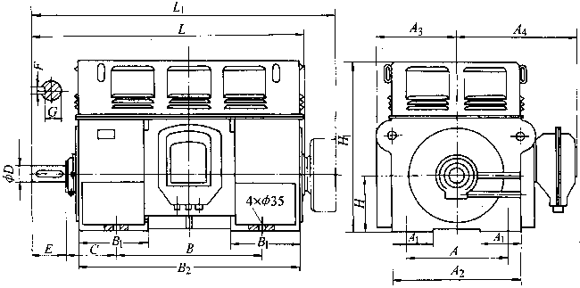 Y��YRϵ���������ஐ��늄әC���μ����b�ߴ磨660V��